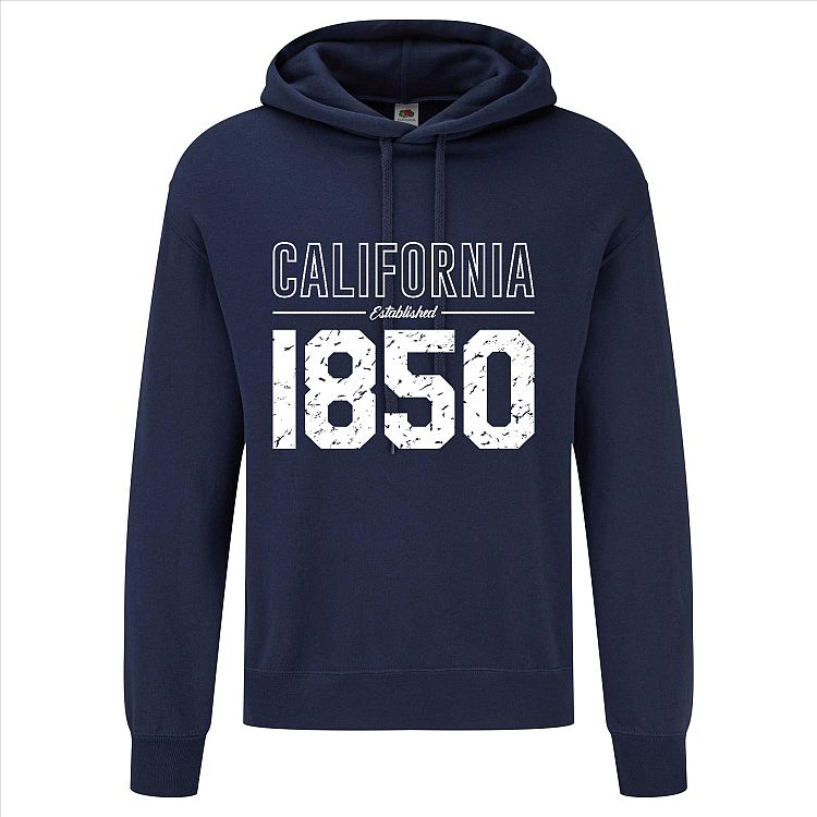 a California1850 Hoody 359-30 navy